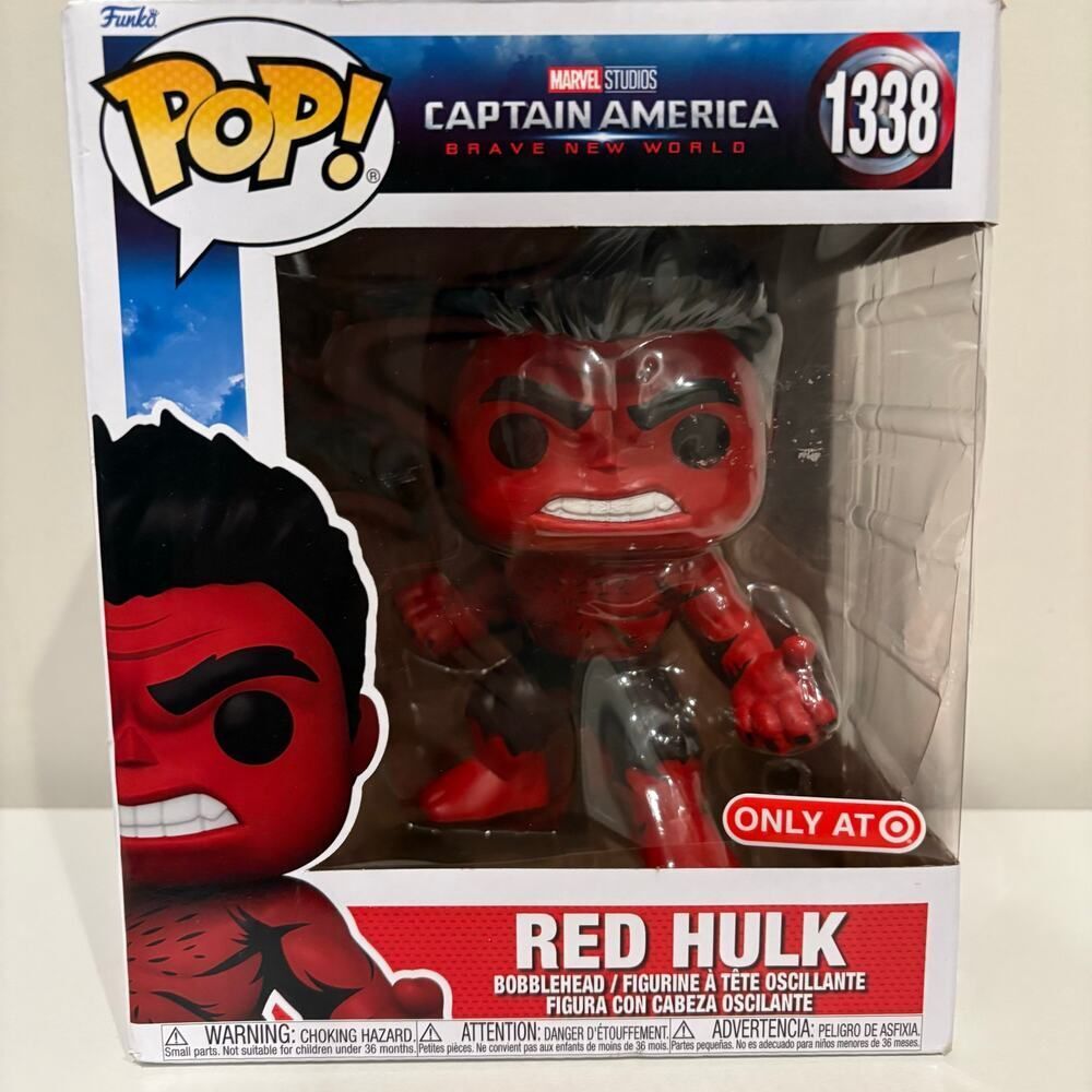 Funko Pop Marvel Captain America Red Hulk 1338